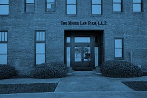 Exterior of the Office Building of The Moore Law Firm, L.L.P.
